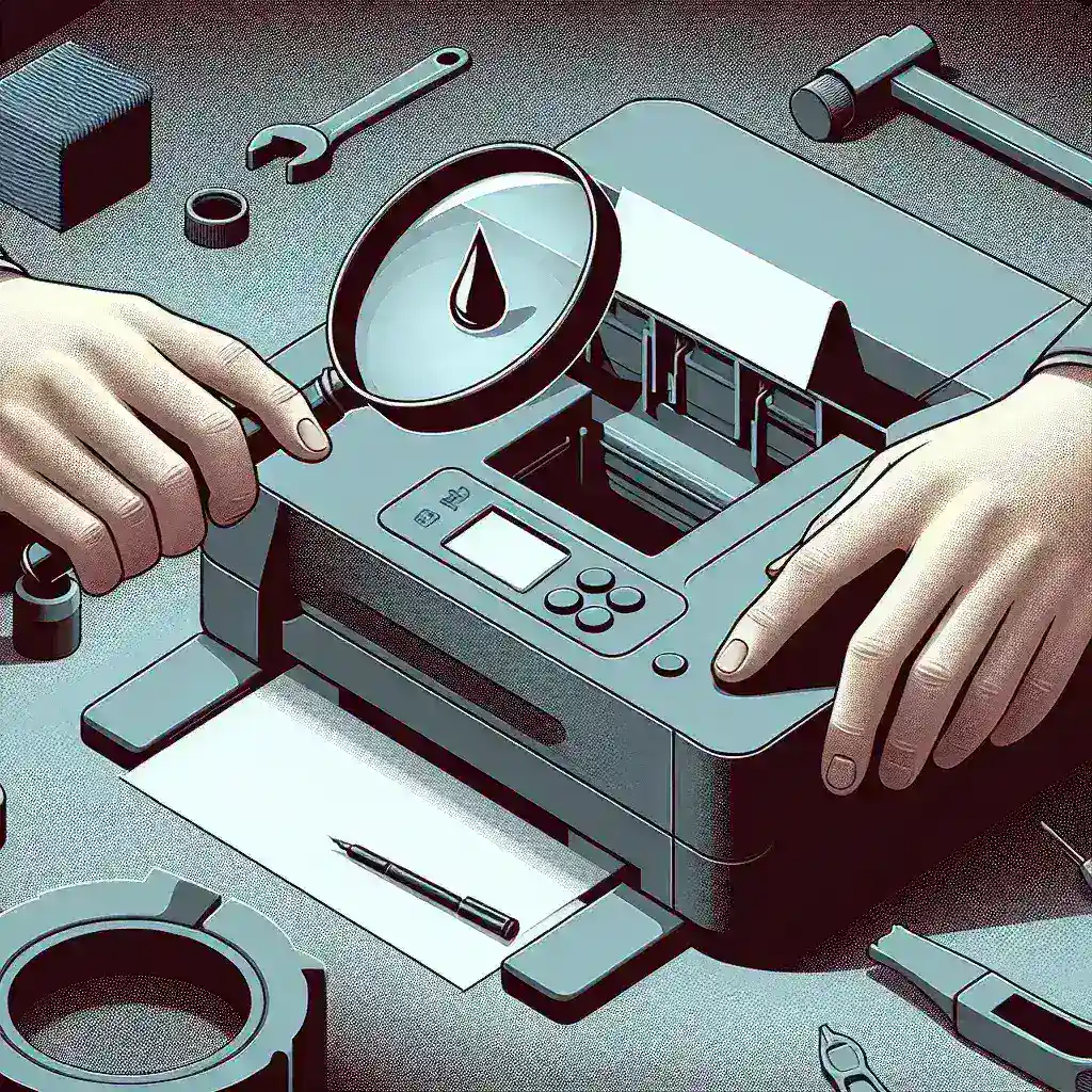 Bagaimana cara melakukan pemeriksaan nosel pada printer Inkjet?