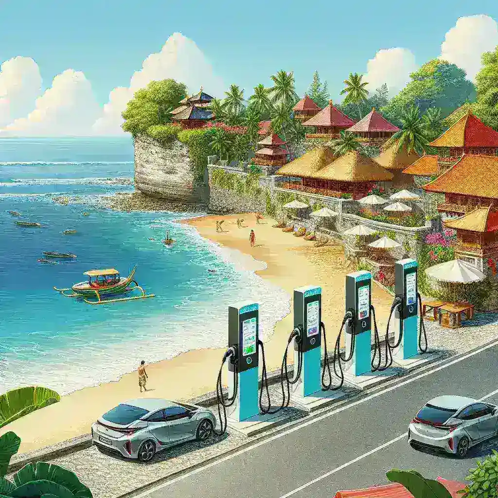 Bali Pasang 2.000 Charger Cepat EV untuk Kawasan Wisata