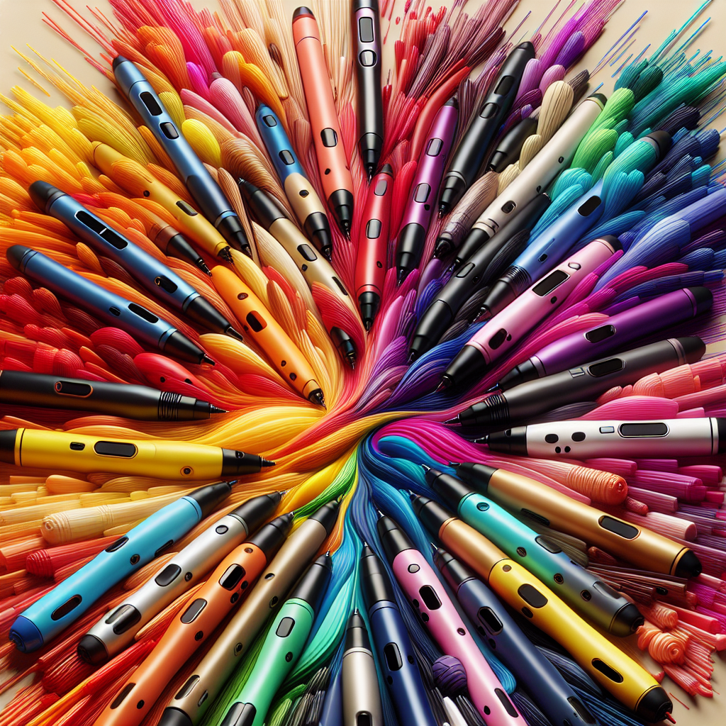 Apa teknik terbaik untuk memadukan warna dengan pena 3D?