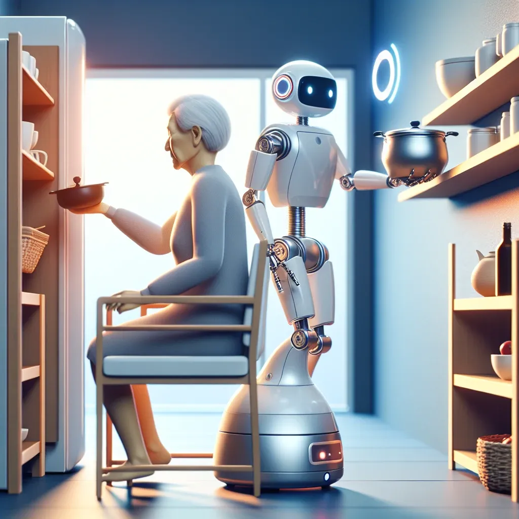 노인을 위한 로봇 보조기기 개발로 일상 생활 지원