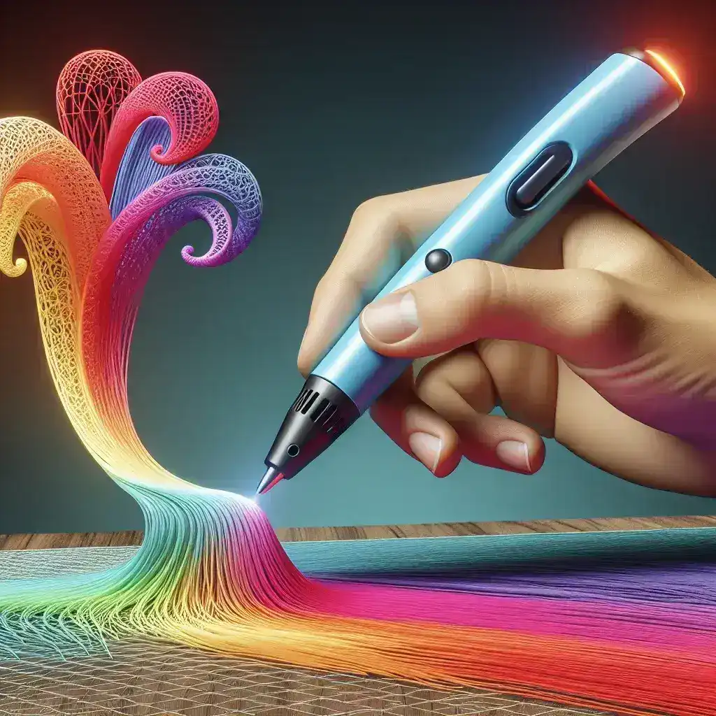 Bagaimana cara membuat gradien dan transisi warna dengan pena 3D?